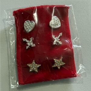 New Three Piece Earring Set.